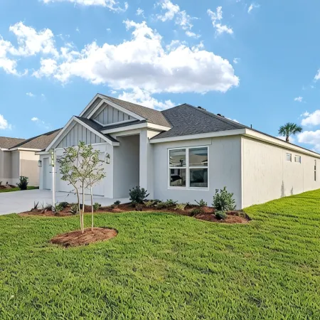 Charming and spacious three-bed, three-bath brand new house in The Villages