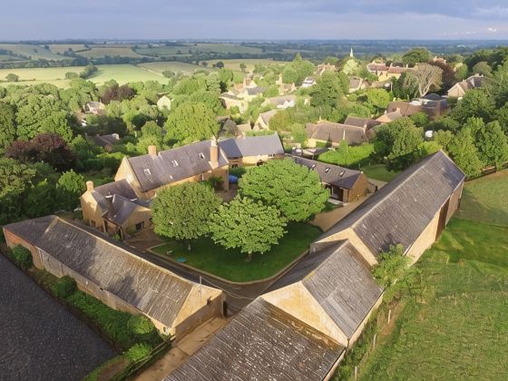 Luxury Barn conversion in village farm setting.