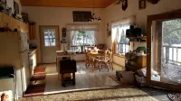 2-bedroom cabin 19 miles N of Lewistown MT that sleeps 10-11 people. - Homestays