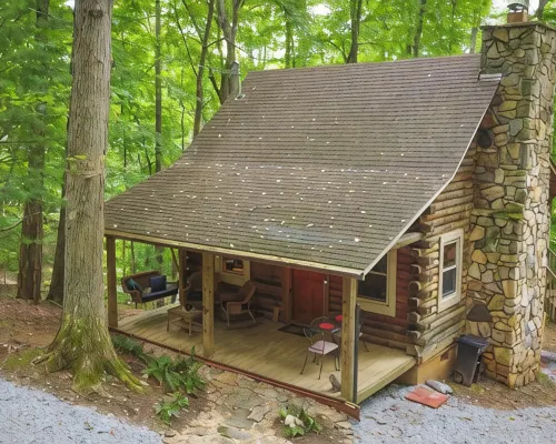 Beautiful Log Cabin with AC and WiFi in Gorgeous Burnsville. Hotels in Yancey County