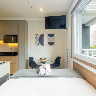 Your Complete Stay in a Building With a Pool and gym in the Best Location in Sao Paulo - Cars Hotéis próximos à Lapa