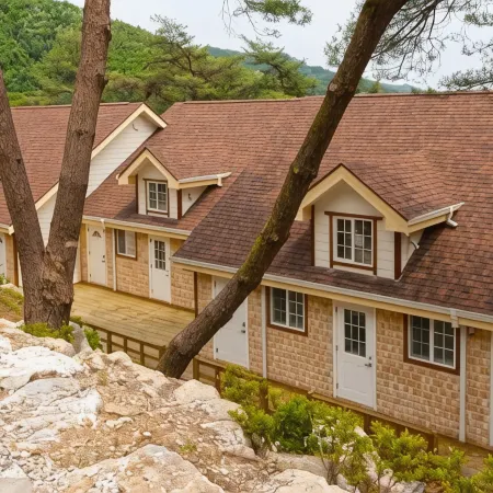 Wonju Sarichi Land in Forest Pension Отели рядом с достопримечательностью «Храм Пэклёнса»