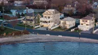 Dog-Friendly Oceanfront Getaway - Walk to Dining - Private Beach Access