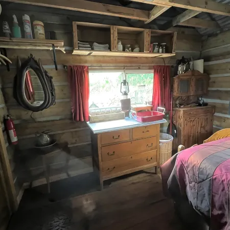 Stagecoach Cabin - Antique Western Charm
