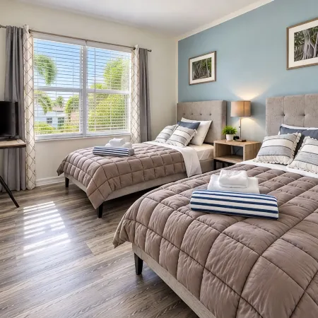 Florida Beach Hideaway 2A– Near the Beach • Pool • Fast WiFi • Free Parking