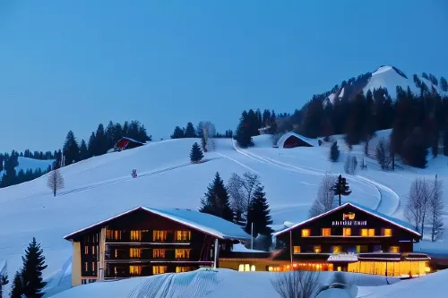 Hotel Arvenbüel - 駐車場