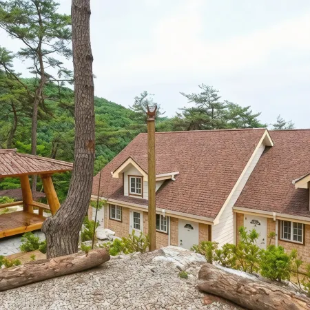 Wonju Sarichi Land in Forest Pension Отели рядом с достопримечательностью «Храм Пэклёнса»