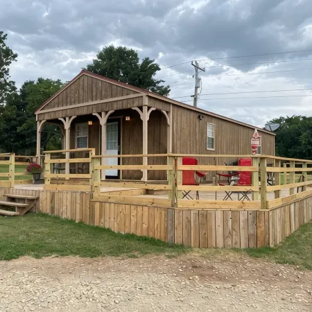 Cozy cabin in enjoyable Kaw City with WiFi, AC