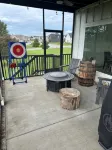 Tim's Ford Lake house in Twin Creeks.  Pool, Lake Balcony, Firepit, Hot Tub - Wifi