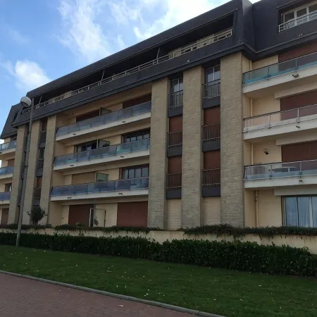 Studio waterfront Cabourg, garden view