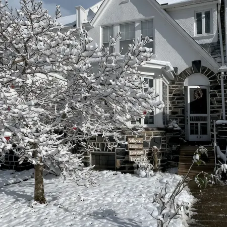 Artsy Homey Rowhouse, 3bdrm & office, quiet urban area, free parking, fast WiFi