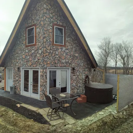 Experience a Unique  and Cozy A-Frame Retreat in the Hocking Hills