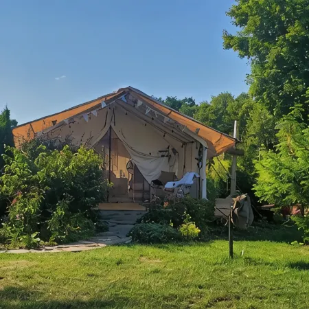 Scottland Yard Farm's Honey Suckle Family Glamping Tent