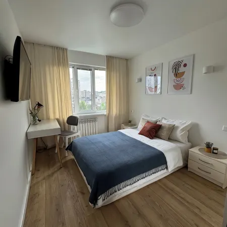 FILIN HOME with KING SIZE BED in the center of Chisinau