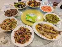 Fuyuan Zhejie Sister Homestay (Nangang Hezhe Ethnic Village) - 조식 운영