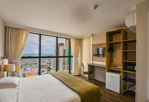 Itajaí的7號酒店，由RB Hotelaria管理 - 停車場