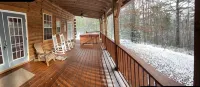 Beautiful real log cabin - hot tub, pool table, great view, WI-FI Internet - 3-Star