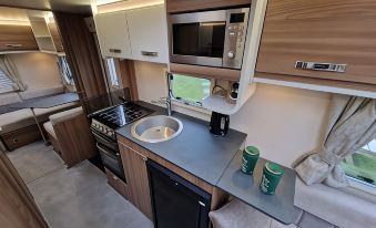 Brand New Touring Caravan Sited All Setup Ready