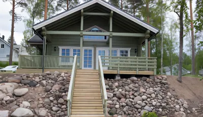 SResort Saunas - Hot Tub, Palju Hotele w: Imatra