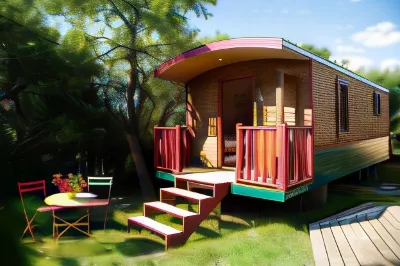 La Jolie Longère Fleurie Tiny House Avec Piscine et Jardin Các khách sạn ở Virson