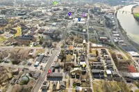Spacious Living Area and Rooftop Bar Access - Stylish Cozy Retreat Hotels in Clarksville