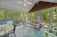 Amazing find! Quiet house w/ pool and screened porch.  Close to beach.