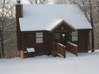 Log Cabin  Pool, Wooded, Secluded,Jacuzzi, WiFi, Nature Trails,1 Mile from Sdc - Chalets