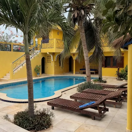 Villa with pool facing the sea Mbour