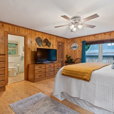 Private Pet-Friendly Escape w/ Views, Fenced Yard, Stocked Kitchen, Fireplace
