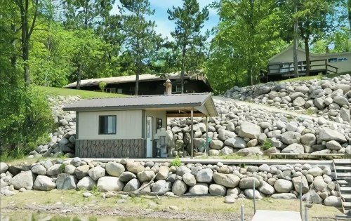 Affordable cabin on Pokegama with 50” smart TV - 샬레 호텔