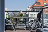 Luxury penthouse with large roof terrace, beach location, sauna & fireplace! - badewanne