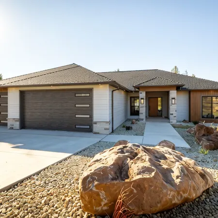 Modern family home with game room, at the Runnning Y Resort.