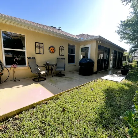 Great location..Climate-controlled lanai & NEW 2024 4-SEATER GOLF CART INCLUDED!