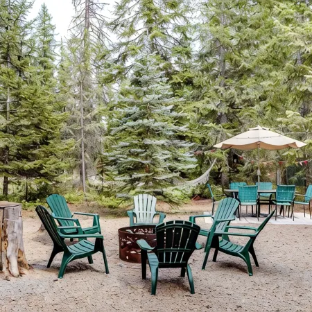 Forest Family Cabin Near Priest Lake with Fireplace, Large Yard & Dogs Allowed