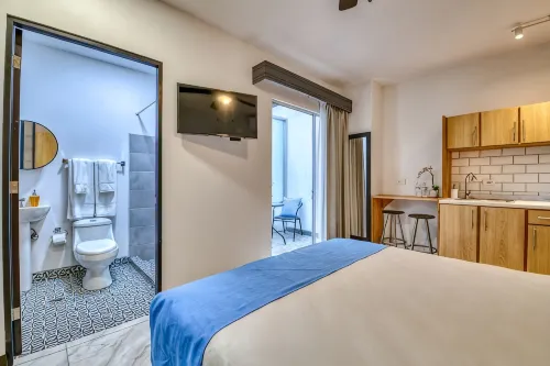 Stylish Downtown Studio Apartment with Patio & A/C! - appartements de vacances
