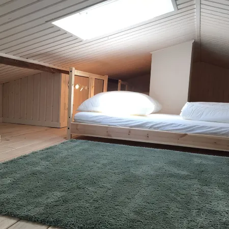 "Seelenstreichler" - 54 sqm with large sunny balcony and wood-burning fireplace - central