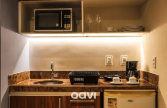 Flats em prédio Beira Mar Ponta Negra Mirador - Qavi