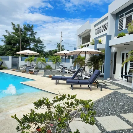 Pool+Walk to Beach+Fast WIFI+Coffee Station+Located in Rincón's Touristic Heart Отели в г. Ринкон