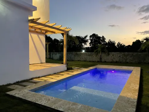 3 minutes from the beach! Newly built Villa with pool - Wi-Fi