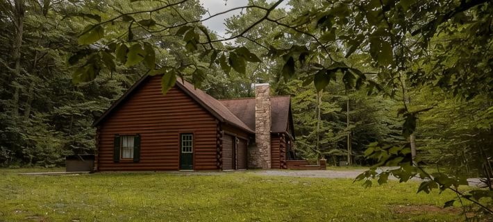 Cozy Secluded 3 BR  Log Cabin with Hot Tub and Wood Burning Fireplace! Hotels in Lycoming County