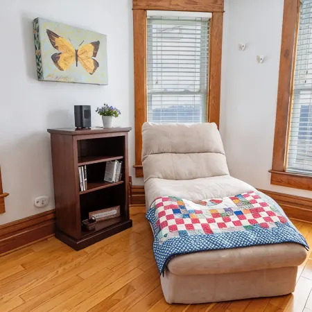 Family owned and operated spacious Farm House with a modern decorative flair.