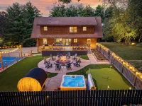 Nashville Lux Lodge• Private Pickleball Ct• Hot Tub• Game Rm Fire Pit• 5Br 5BA - 4-Star