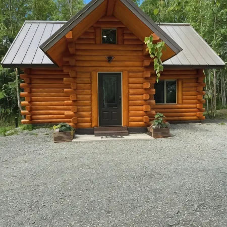 Beautiful Comfy Alaskan Log Home 2