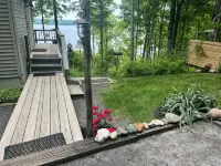Waterfront retreat on 7 private wooded acres with beautiful sunset views. - Boutique