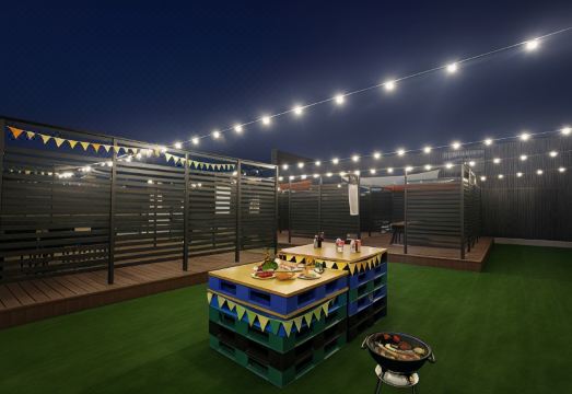 호텔 스카이파크의 깔끔한 객실 내부