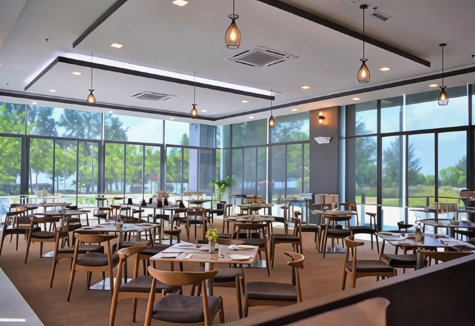 드워프 호텔 & 서비스드 레지던스의 전용 해변 모습