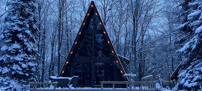 Cozy Gnome A-Frame on the Lake with Sauna 카스 카운티 호텔