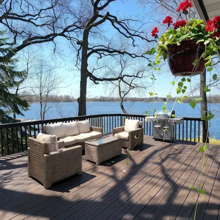 Lakefront House w/King Bed, Sauna, walk-in shower and lake access