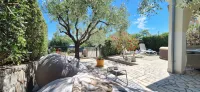 Wellness oasis on Krk - Private heated jacuzzi & lounge under olive trees