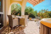 Wellness oasis on Krk - Private heated jacuzzi & lounge under olive trees